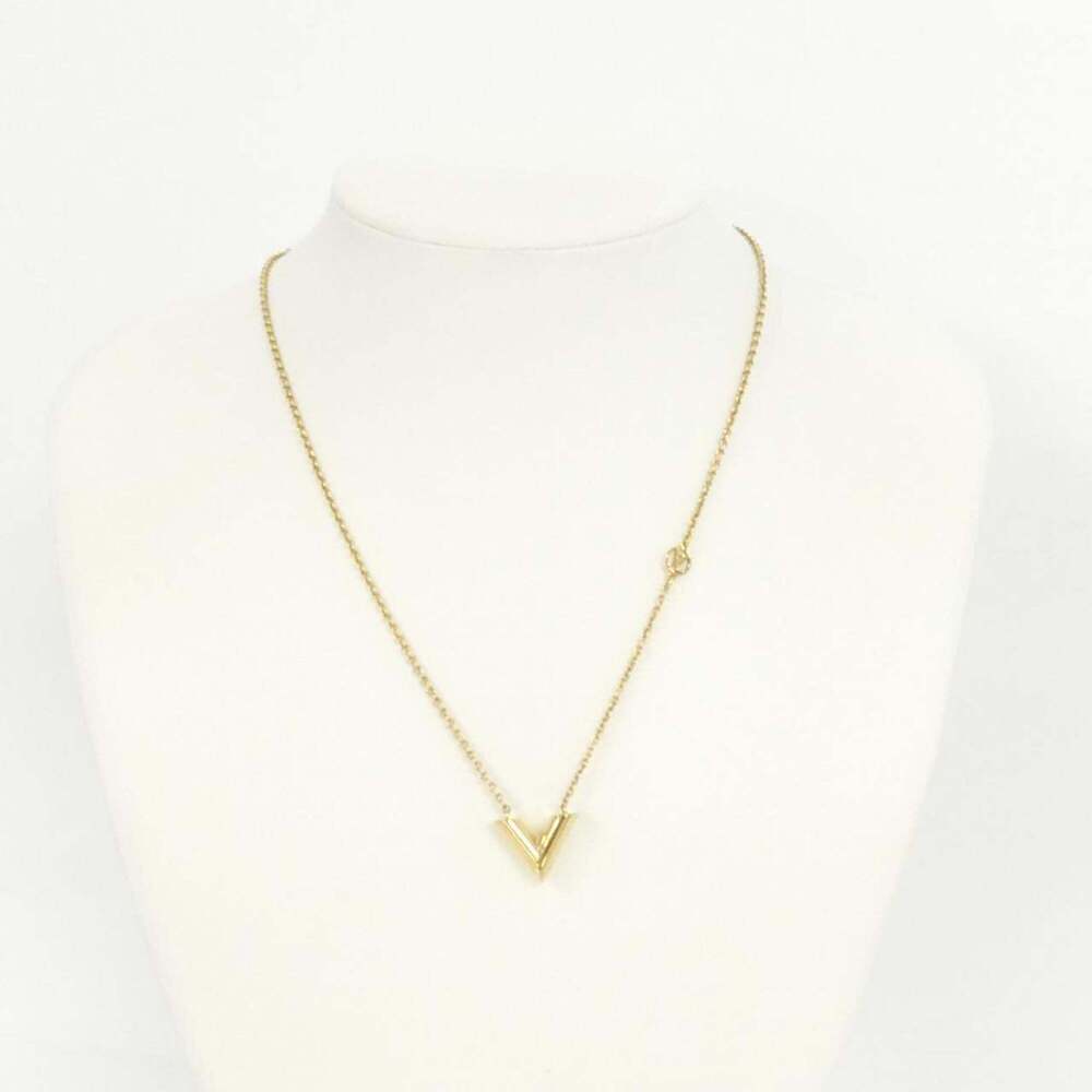 LOUIS VUITTON Gold Necklace - Picture 5 of 5